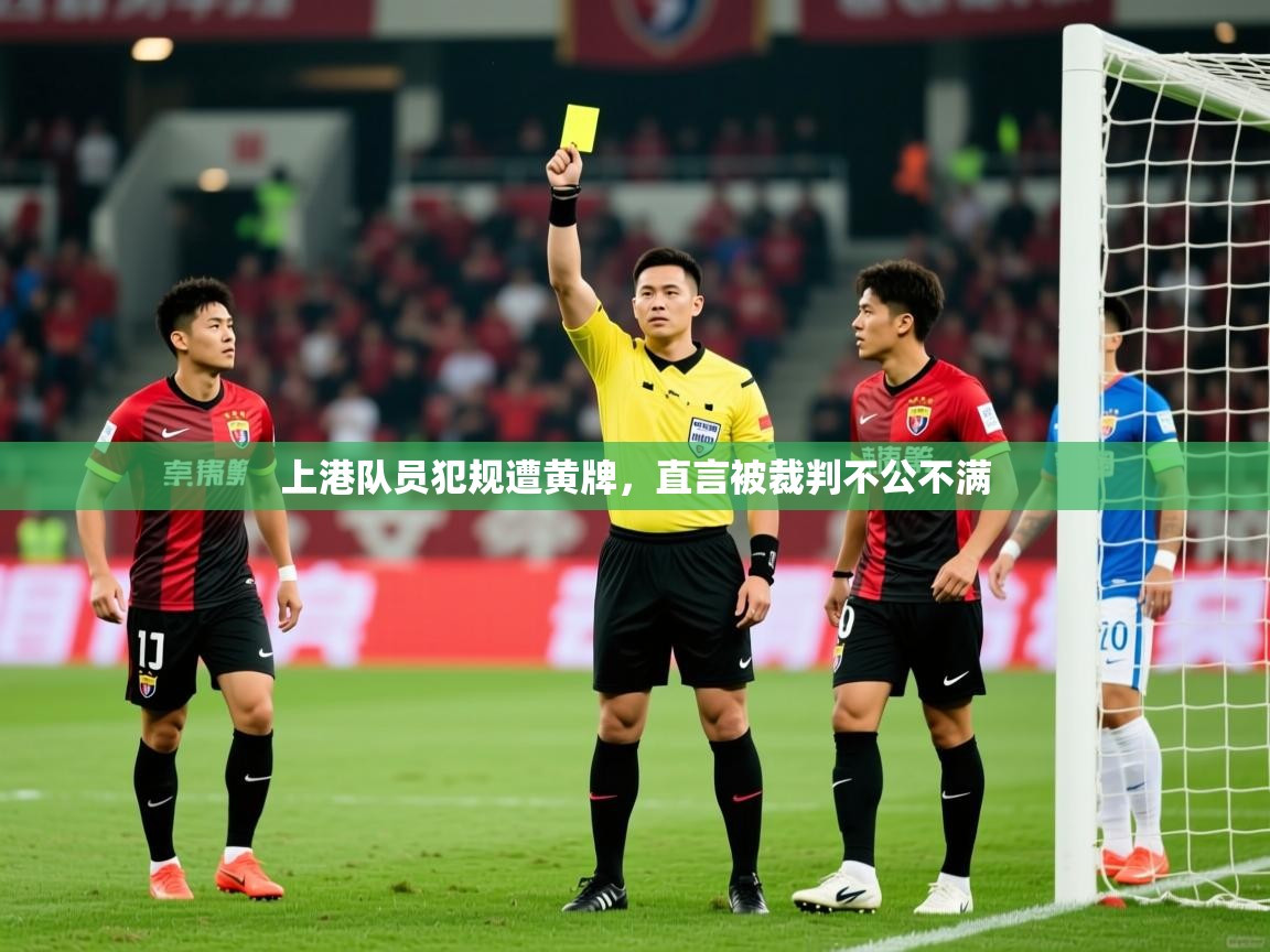 2025九游娱乐官网入口官方上港队员犯规遭黄牌,直言被裁判不公不满 第1张