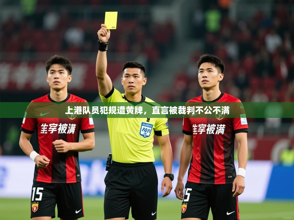 2025九游娱乐官网入口官方上港队员犯规遭黄牌,直言被裁判不公不满 第2张